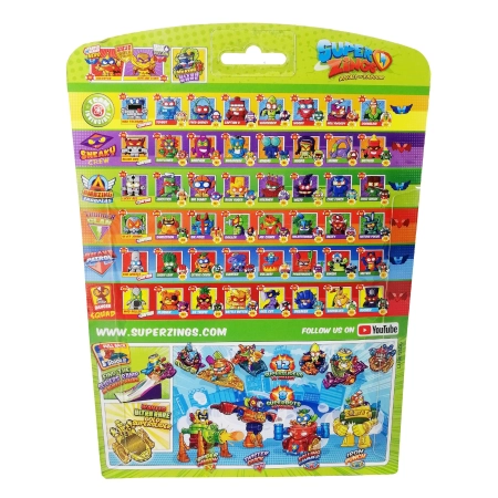 Super Zings Zestaw 10 Figurek 1 Złota Seria 3